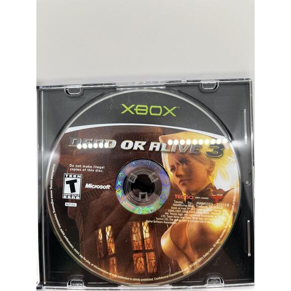 Dead or Alive 3 (Microsoft Xbox, 2001) Tested - Picture 2 of 6